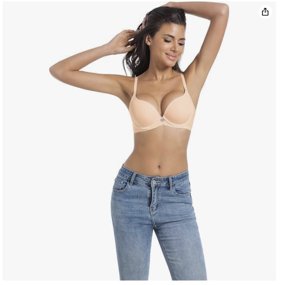 NWT Underwire T-Shirt Bra - side smoothing Invisible Lift & Seamless Support 38D